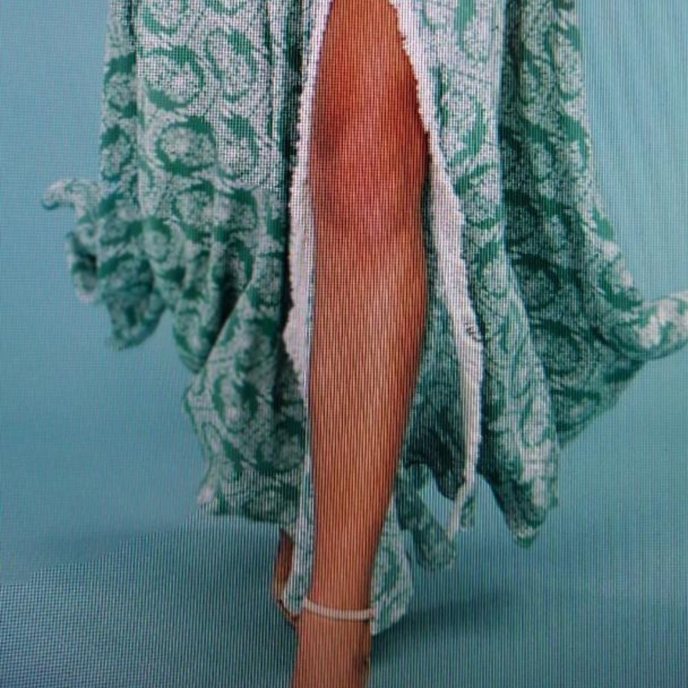 Here in Heaven Sage Green Floral Print Maxi Skirt